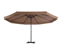 Ombrellone da Esterni con Palo in Alluminio 500 cm Grigio Talpa