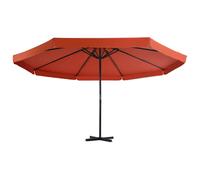 Ombrellone da Esterni con Palo in Alluminio 500 cm Terracotta