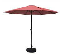 Ombrellone da esterno con base - 8 stecche UV Block poliestere perfetto per cortile, prato, giardino, piscina - ed elegante ombrellone da tavolo per protezione solare