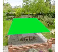 Ombrellone da esterno impermeabile, grande 2 x 6 m, baldacchino quadrato con distanza tra i fori di 50 cm e corde di tensione, perfetto per patio, balcone, giardino, relax e privacy