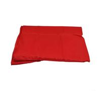 Ombrellone da esterno in poliestere da 160 g/m², design rettangolare, per un'ampia ombra in giardini e bar (rosso)
