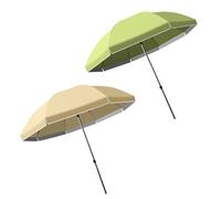 Ombrellone Da Esterno,Ombrellone Parasole,Antivento,Offset A Sbalzo,Altezza Regolabile,2,6 M,3 M,3,2 M,Pulsante Facile,per Piscina, Veranda, Giardino, Terrazza(Beige,2.6m/8.5ft)