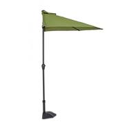 Ombrellone da Giardino 2,7 m Palo Ø36 mm Kalife Mezzaluna Olive in Alluminio