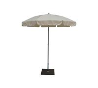Ombrellone da Giardino Ø2 m Palo Ø33 mm in Acciaio Maffei Borgo Ecru