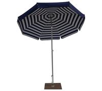 Ombrellone da Giardino Ø2 m Palo Ø33 mm in Acciaio Maffei Venezia Duplex Blu/Bianco e Blu