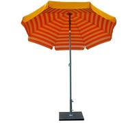 Ombrellone da Giardino Ø2 m Palo Ø33 mm in Acciaio Maffei Venezia Duplex Giallo/Bianco e Giallo