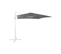 Ombrellone da giardino 250 x 250 x 235 cm antracite/bianco Monza