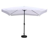 Ombrellone da Giardino 2x3 m Palo Ø48 mm in Metallo Morel Bianco