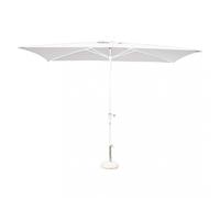 Ombrellone da Giardino 2x3 m Palo Ø48 mm Poly Eco in Acciaio Bianco