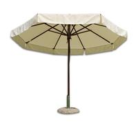 Ombrellone da giardino Ø3 mt con palo centrale in legno Meos