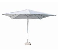 Ombrellone da giardino 3x3 mt con palo centrale in alluminio e telo in poliestere Cleo