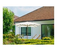 Ombrellone da Giardino In Legno 3x4 mt Ecru' - Legno - Serie Extra Greenwood