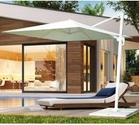 Ombrellone da giardino, bar, terrazzo 3x3 decentrato idrorepellente