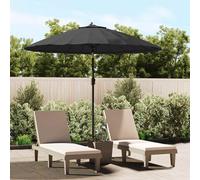 parasols - VDXL Parasol met aluminium paal 270 cm - N/A - Zwart