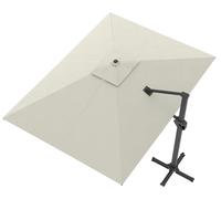 Ombrellone da Giardino Decentrato 2x3m in Alluminio Telo in Poliestere Panna