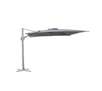 Ombrellone da Giardino Decentrato 3x3 m in Alluminio Noah Grigio