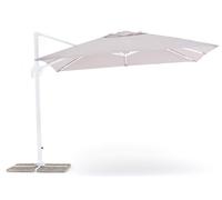 Ombrellone da Giardino Decentrato 3x3m in Alluminio e Poliestere Senso Grigio