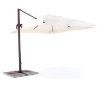 Ombrellone da Giardino Decentrato 3x4m in Alluminio e Poliestere Senso Ecrù