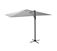 Ombrellone da Giardino Decentrato 3x4xh2,75 m in Alluminio New Michigan Grigio