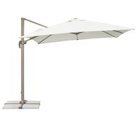 Ombrellone da Giardino Decentrato in Alluminio 3X3m con Maniglione Vorghini Handle Ecrù