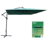 Ombrellone da Giardino Decentrato Lampara Verde 3 x 3 Metri