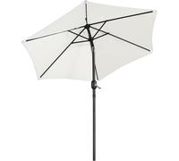 Ombrellone Da Giardino Esterno 230 Cm Portatile Parasole Protezione UV Con Manov