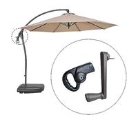 Ombrellone da Giardino Funzionale Manico a Manovella Elegante Aggiunta allo Spaz