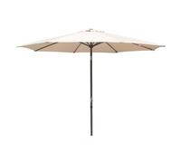 OMBRELLONE DA GIARDINO GAZEBO OMBRELLO PARASOLE 236XØ270CM BEIGE CON MANOVELLA 2