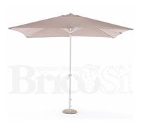 Ombrellone da giardino in alluminio con palo centrale 3x2 mt Garden Grigio