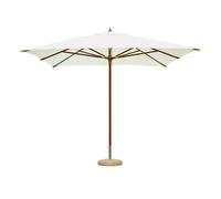 Ombrellone da Giardino In Legno 3x2 mt Ecru' - Legno - Serie Extra Greenwood