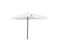 Linea Garden Friend Ombrellone da giardino, 3x3 mt x 2,7 h mt Quadro Struttura in acciaio Con manovella Copertura in poliestere 160 gr/m² colore bianco