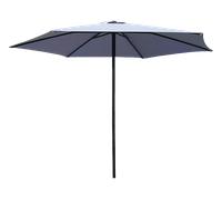 Linea Garden Friend Ombrellone Push up 3 mt. - Colore Grigio Struttura in acciao