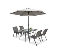 Ombrellone da giardino Perugia ∅3m Garden Point grigio