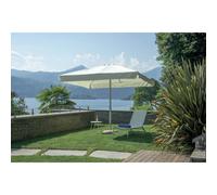 Ombrellone da Giardino In Alluminio con Palo Centrale 3x3 mt Ecru' - Antracite Greenwood