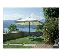 Ombrellone da Giardino In Alluminio con Palo Centrale 3x3 mt Ecru' - Bianco Greenwood