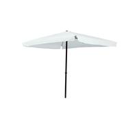 Linea Garden Friend Ombrellone da giardino, 3x3 mt x 2,7 h mt Quadro Struttura in acciaio Con manovella Copertura in poliestere 160 gr/m² colore bianco