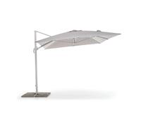 OMBRELLONE DA GIARDINO RETRATTILE "VERSO" CON STRUTTURA IN ALLUMINIO BIANCO E...