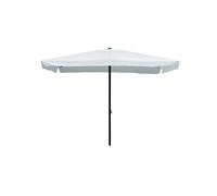Linea Garden Friend O850004, Ombrellone 2x3 mt x 2,4 h mt Rettangolare Struttura in acciaio Con manovella Copertura in poliestere 160 gr/m² colore bianco