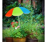 Ombrellone da giardino riutilizzabile con picchetto da terra versatile per