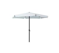 OMBRELLONE DA GIARDINO ROTONDO ESSENZA IN POLIESTERE BIANCO 3 MT