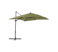 Ombrellone da giardino verde oliva e nero 250 x 250 x 235 cm Monza II