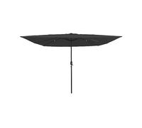 Ombrello da giardino 295 x 295 x 245 cm Poliestere e Acciaio