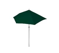 Ombrellone da parete balcone salvaspazio mezzaluna semicircolare Parla 145x285x252cm verde senza base