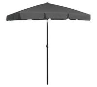 Ombrellone da Spiaggia Antracite 180x120 cm