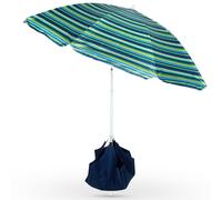Ombrellone da spiaggia con base 147 cm