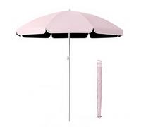 Ombrellone da Spiaggia E Esterno, 220 Cm, Parasole da Giardino, Ombrellone da Balcone, Pieghevole, Leggero, con Borsa per Il Trasporto, per Mare/Campeggio(Rose,220cm/7.2ft)