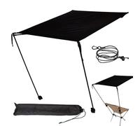 Ombrellone da spiaggia per la sabbia - durevole, antivento, portatile con tenda retrattile | Ombrello da spiaggia da viaggio, protezione solare leggera | Tenda da terrazza per escursioni, viaggi