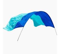 Ombrellone da spiaggia portatile, facile da installare, 3 x 5 m, tenda da spiaggia pop-up con pali in alluminio, tenda da sole, tenda da giardino, parco e deserto