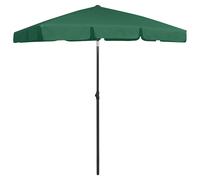 Ombrellone da Spiaggia Verde 180x120 cm