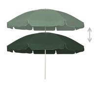 vidaXL Ombrellone da Spiaggia Verde 240 cm